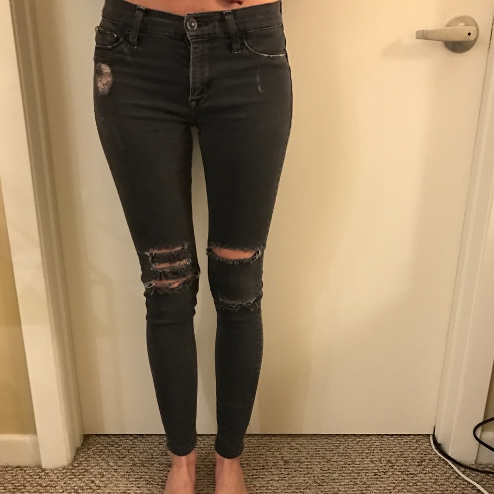 Hudson Nico Midrise Distressed Jeans
